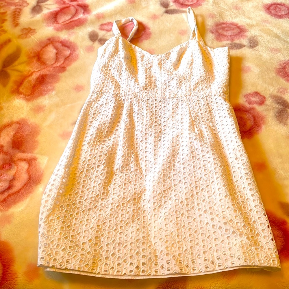 Adorable Milly white eyelet summer dress